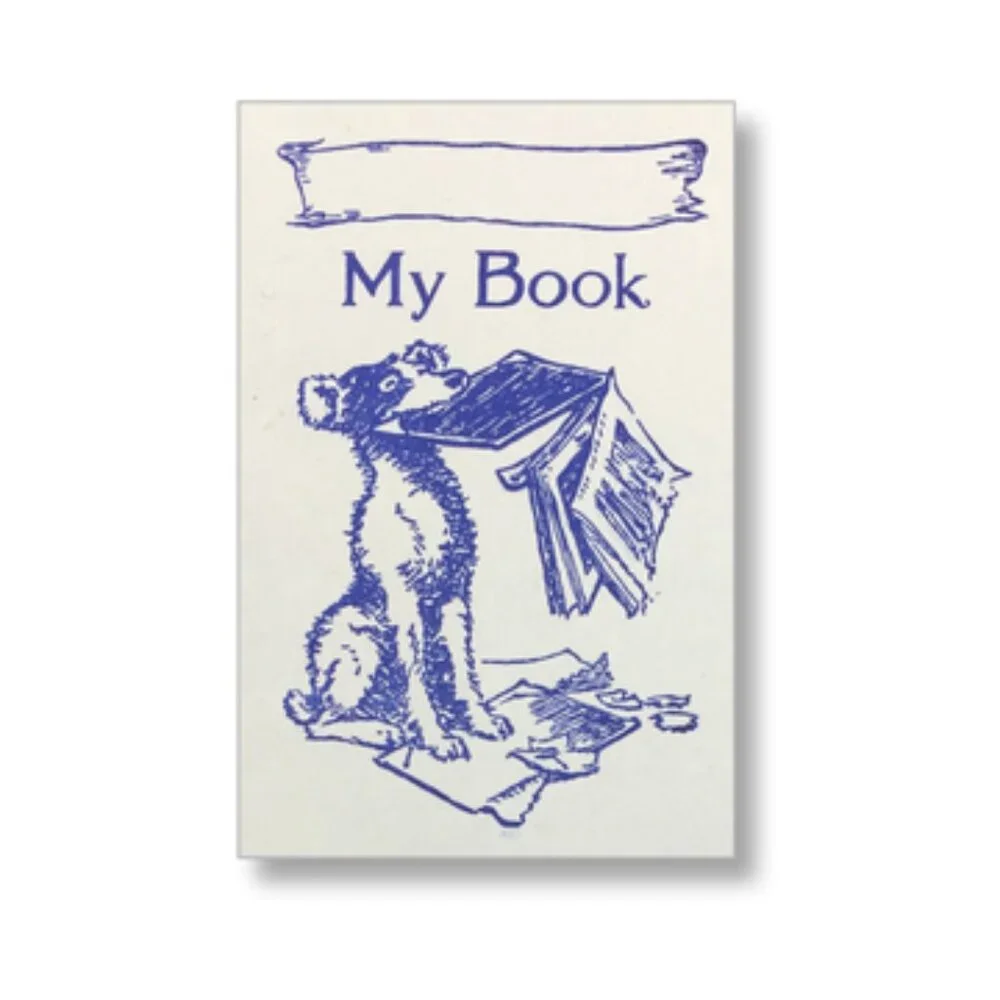 40 Letterpress Dog Bad Puppy Bookplates Labels NEW Book Reader Gift